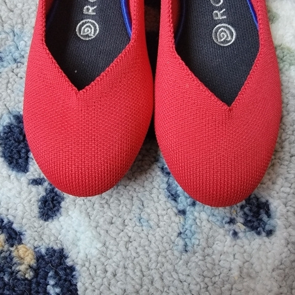 Rothy's the Flat in Cherry Red size 6 - Picture 2 of 10